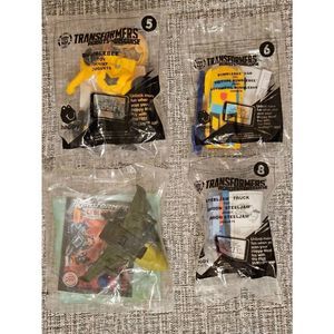 2010 McDonalds - TRANSFORMERS  Lot of 4 Brand-new Sealed Unopened NWT NIB Toys